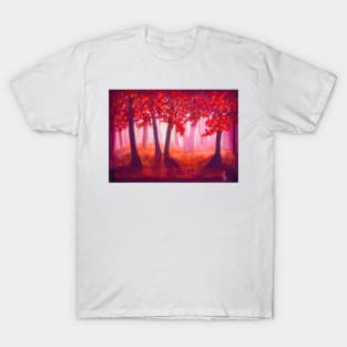 Red autumn woods T-Shirt